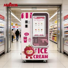 Commerciale automatico gelato vending machine per centro commerciale| Alta ROI Self-service gelato macchina 2026